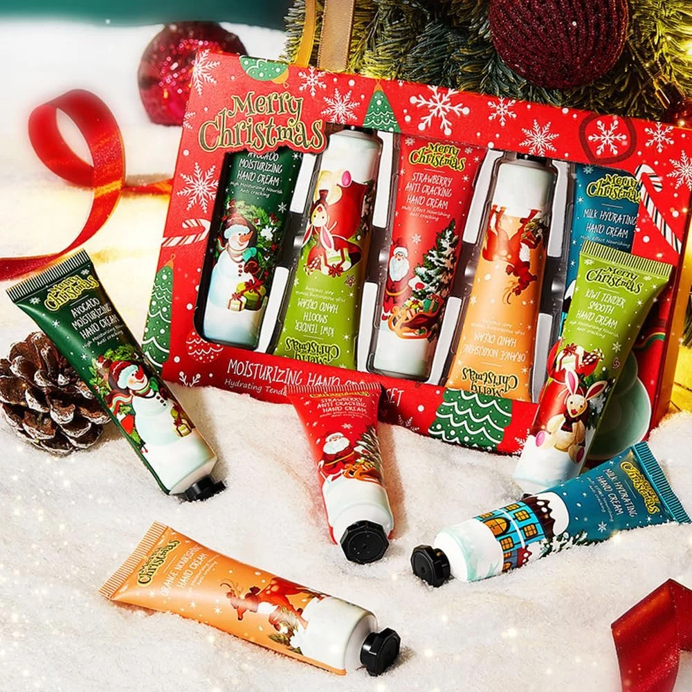 Крем для рук Женский подарочный набор кремов для рук, увлажняющий крем для рук для грубой кожи, ежедневный увлажняющий крем для рук, подарки на Рождество, День матери, День рождения, фото №7