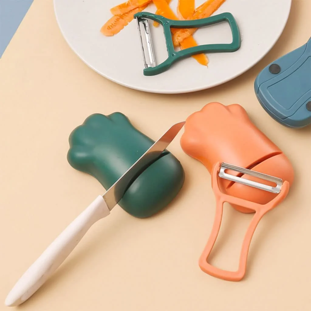 Точилка для ножів багатофункціональна у формі котячої лапки CAT PAW SHAPE, фото №5