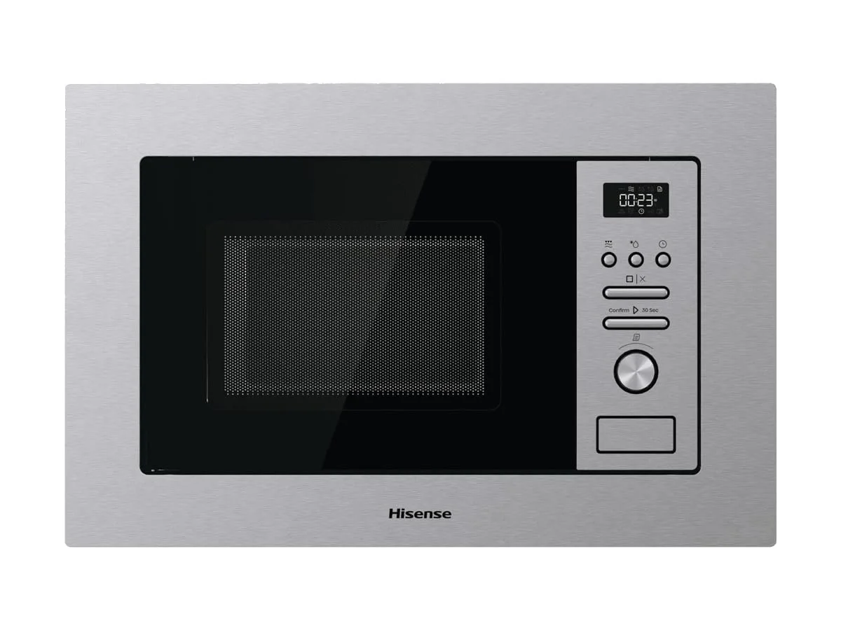 Вбудована мікрохвильова піч Hisense BIM320G41X 20 л 1000 Вт Нержавіюча сталь, фото №1 Вбудована мікрохвильова піч Hisense BIM320G41X 20 л 1000 Вт Нержавіюча сталь, фото №1