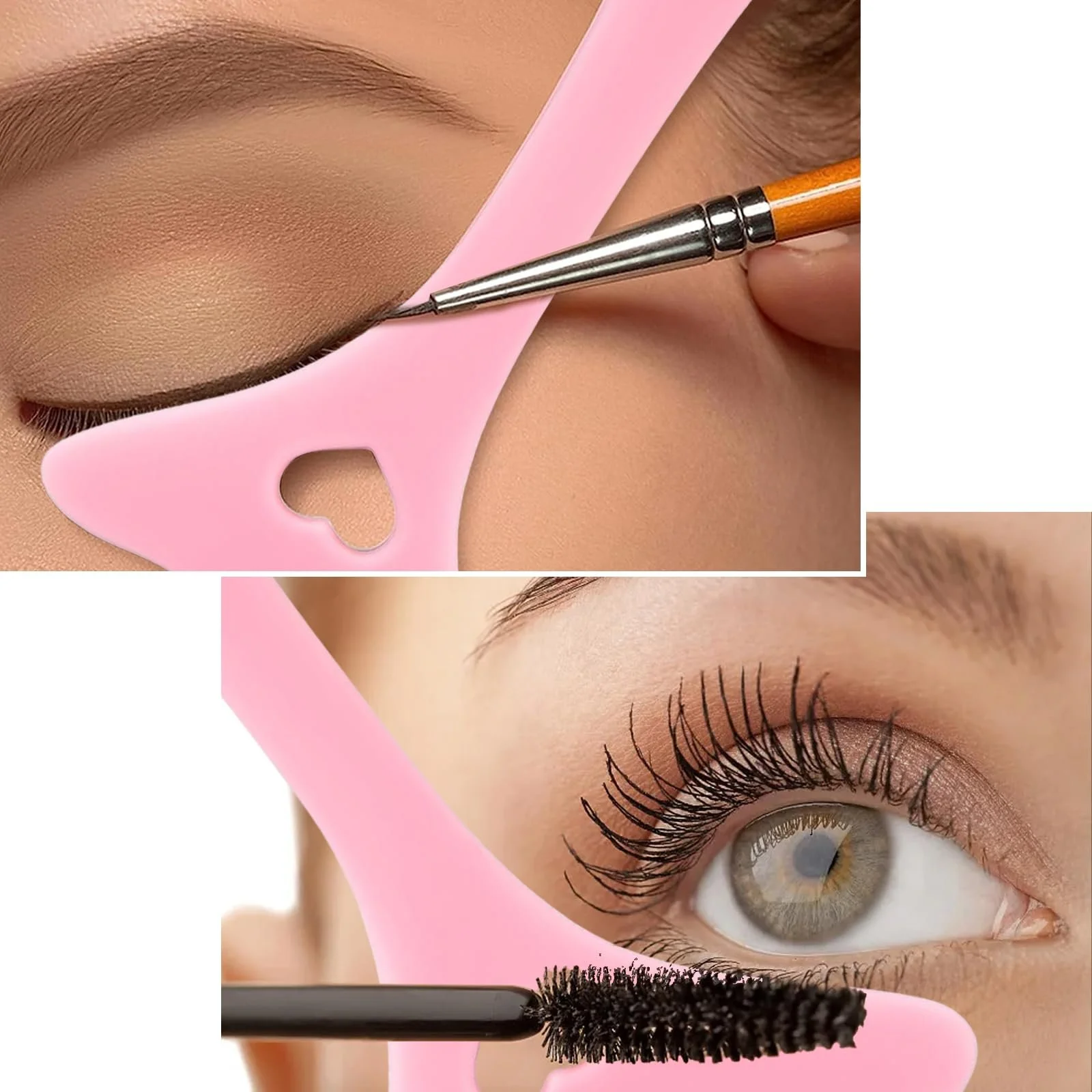 Мультифункціональний Силіконовий Помічник для макіяжу очей Багаторазовий (Рожевий), фото №7