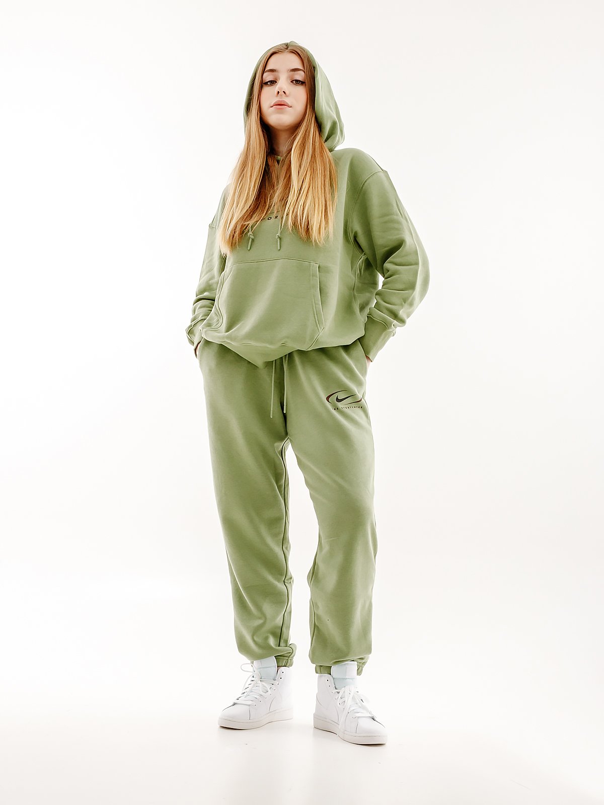 Штаны Nike NS PHNX FLC HR OS PANT PRNT XS, фото №4