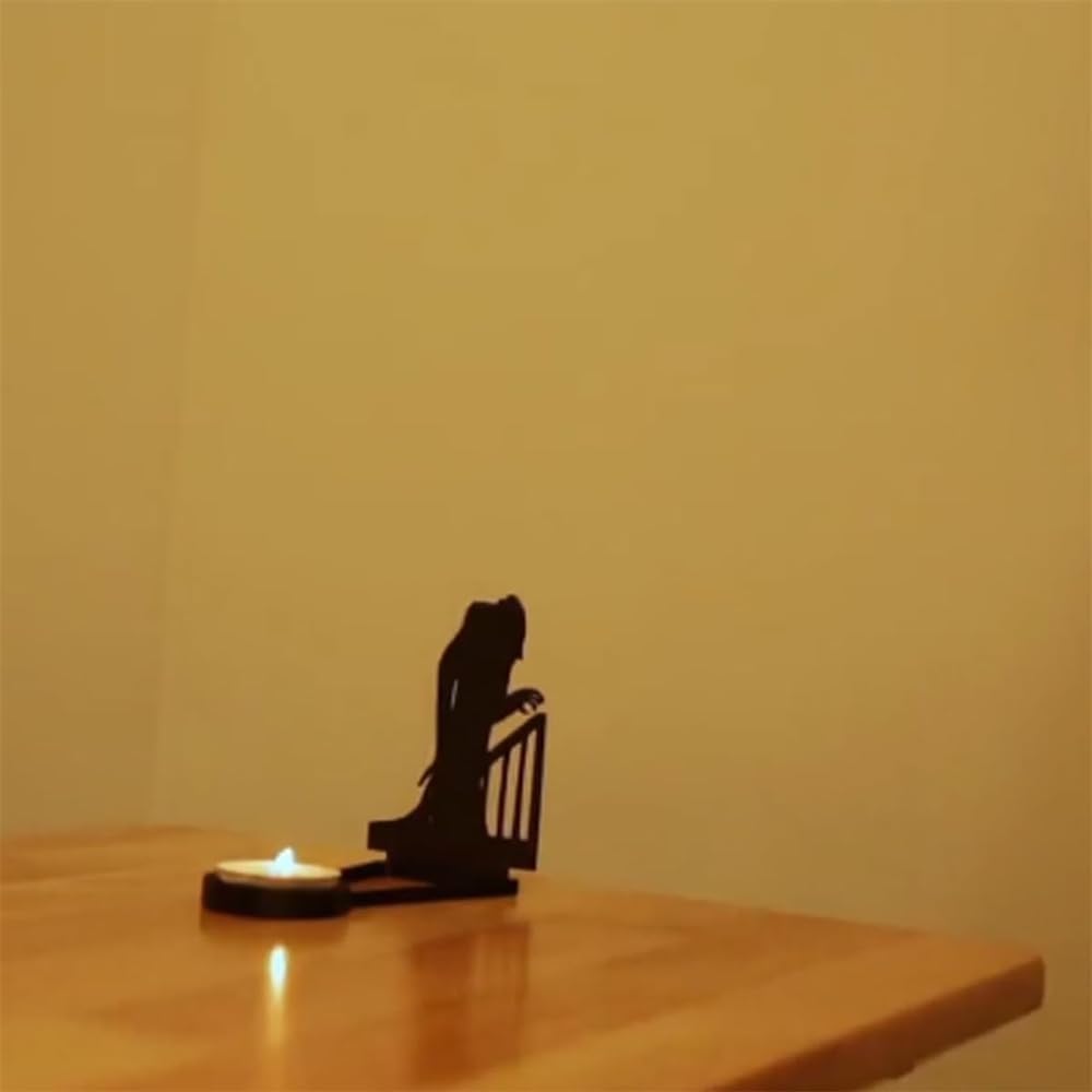 Подсвечник Nosferatu Halloween Horror Metal Tea Light Holder 3D Print, фото №3