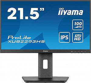 Монитор iiyama ProLite XUB2293HS-B6 54.5 см IPS LED Full HD 100Hz HDMI DP Slim-Line Черный с регулировкой высоты и Pivot AdaptiveSync synthetic.ua - Фото 1