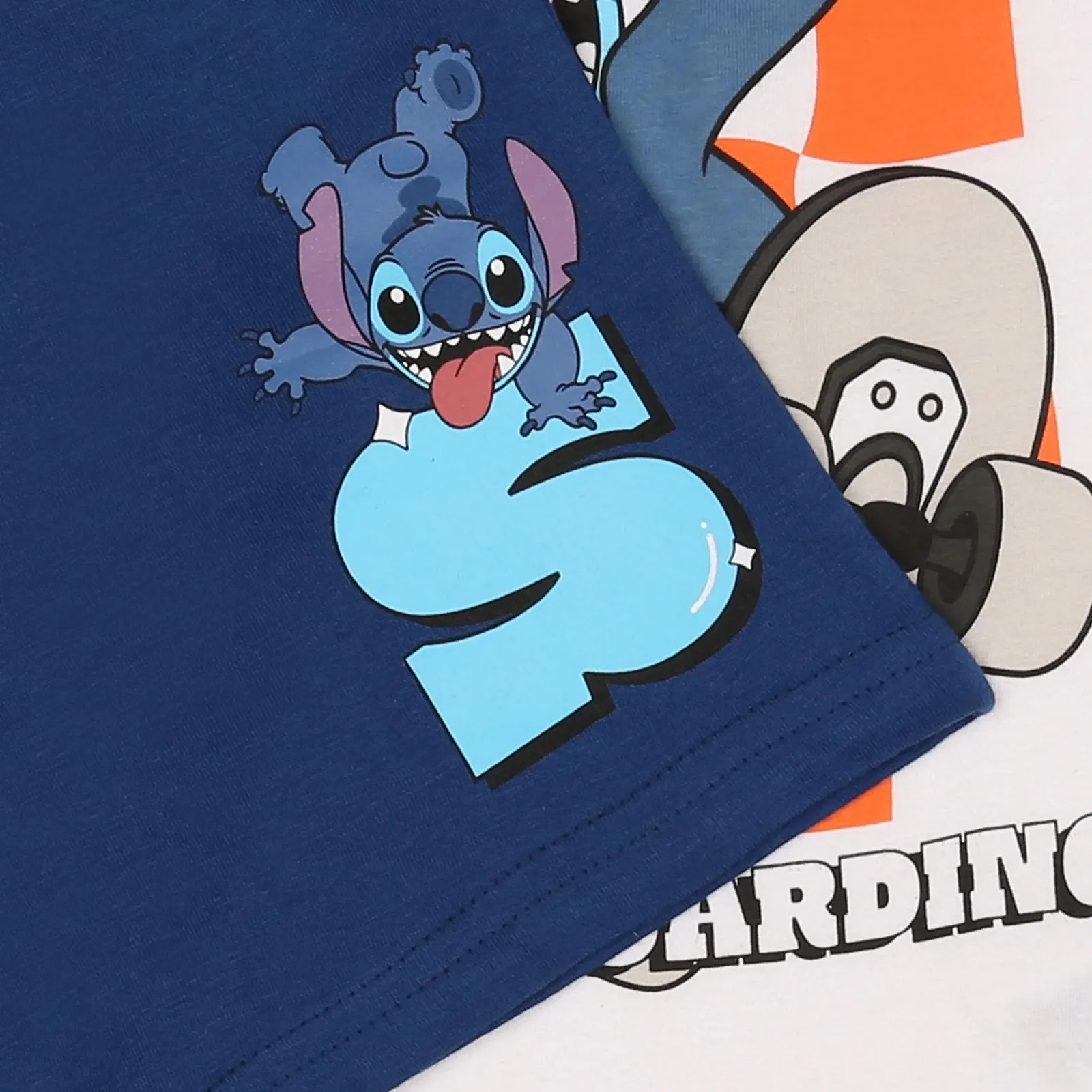 Пижама Disney Stitch Хлопковая для мальчиков с короткими рукавами Летняя, фото №8