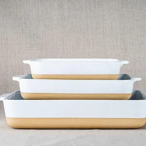 Форма для запекания Lurch Terra Nova M керамическая 29,8 x 20,7 x 5,1 см белая/кремовая synthetic.ua - Фото 1