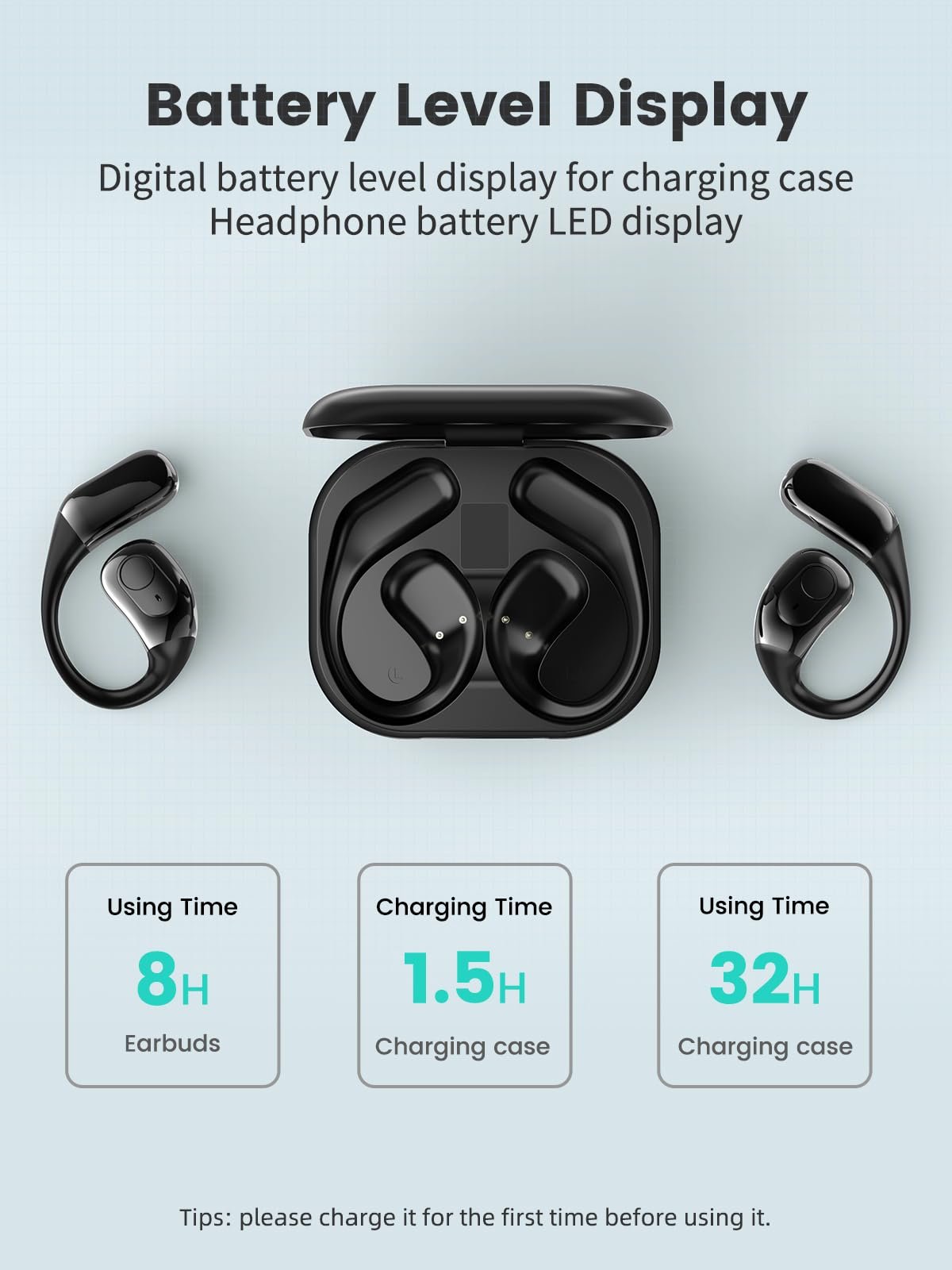 Навушники-перекладачі AI, 144 мови в реальному часі Чорний, фото №4
