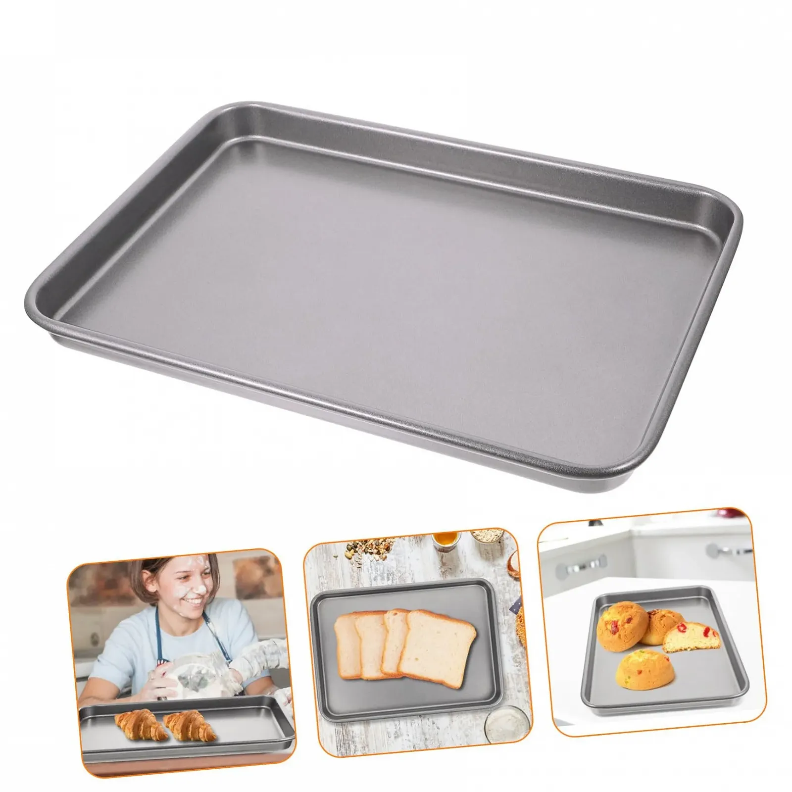 Деко Garneck антипригарне з вуглецевої сталі прямокутне товсте, фото №7