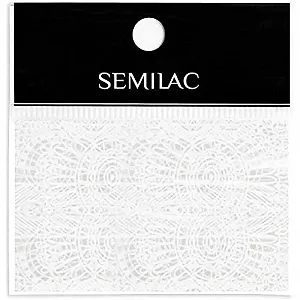 Перевідна фольга Semilac 16 White Lace для нігтів - Фото 1