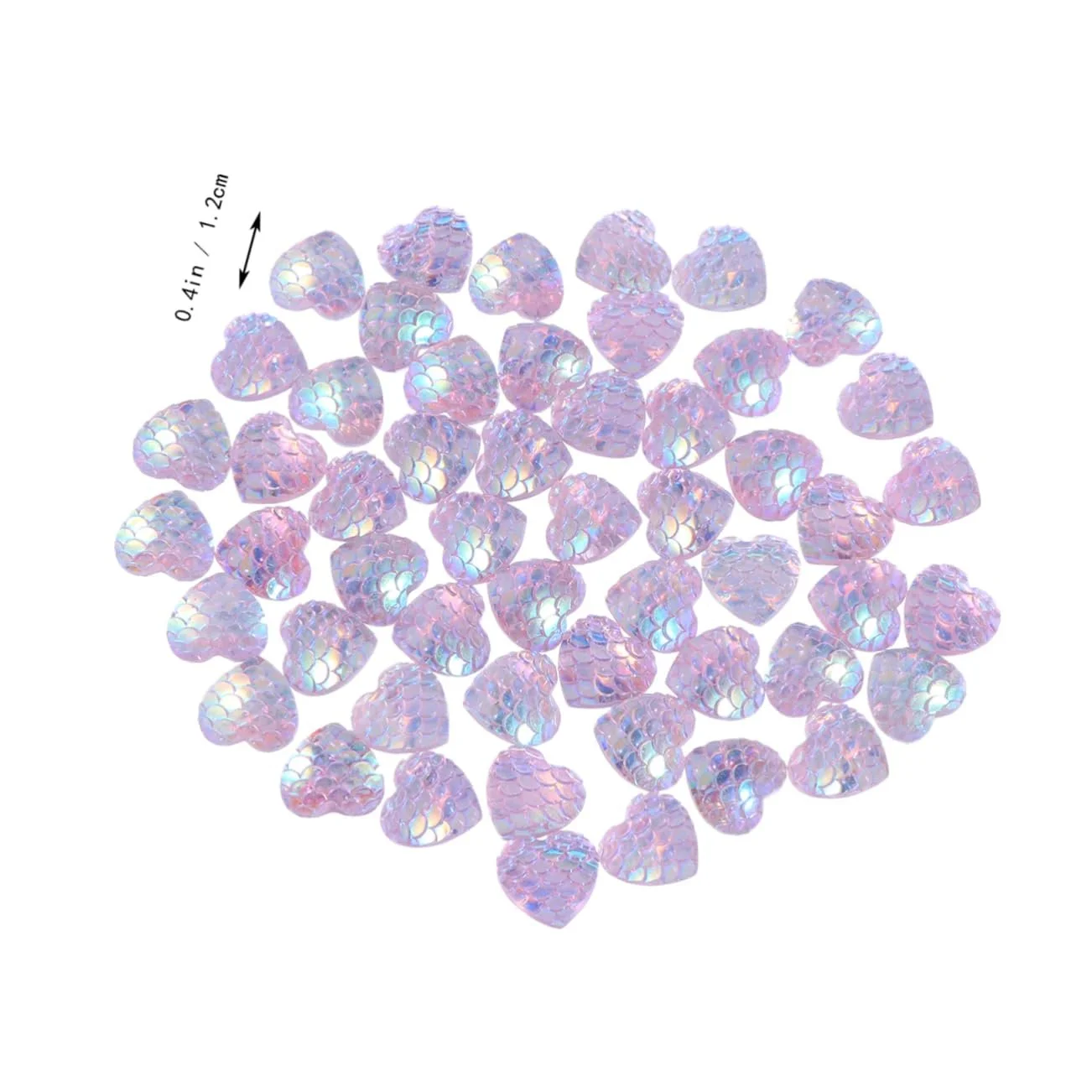 Прикраса Стрази 100 штук Блискучий Кристал Рожевий, фото №2