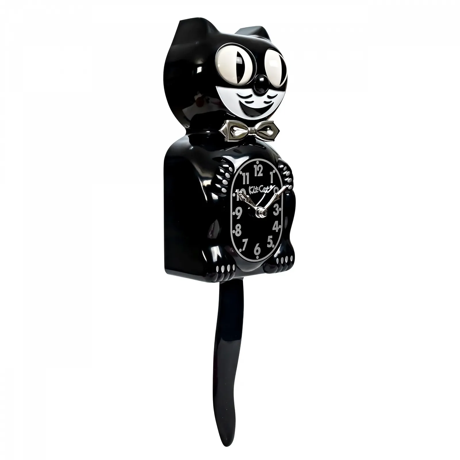 Годинник Kit Cat Retro кухонний 40 см Black, фото №2 Годинник Kit Cat Retro кухонний 40 см Black, фото №2