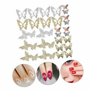 Подвески для ногтей FRCOLOR Бабочки 40 шт украшения для маникюра synthetic.ua - Фото 1