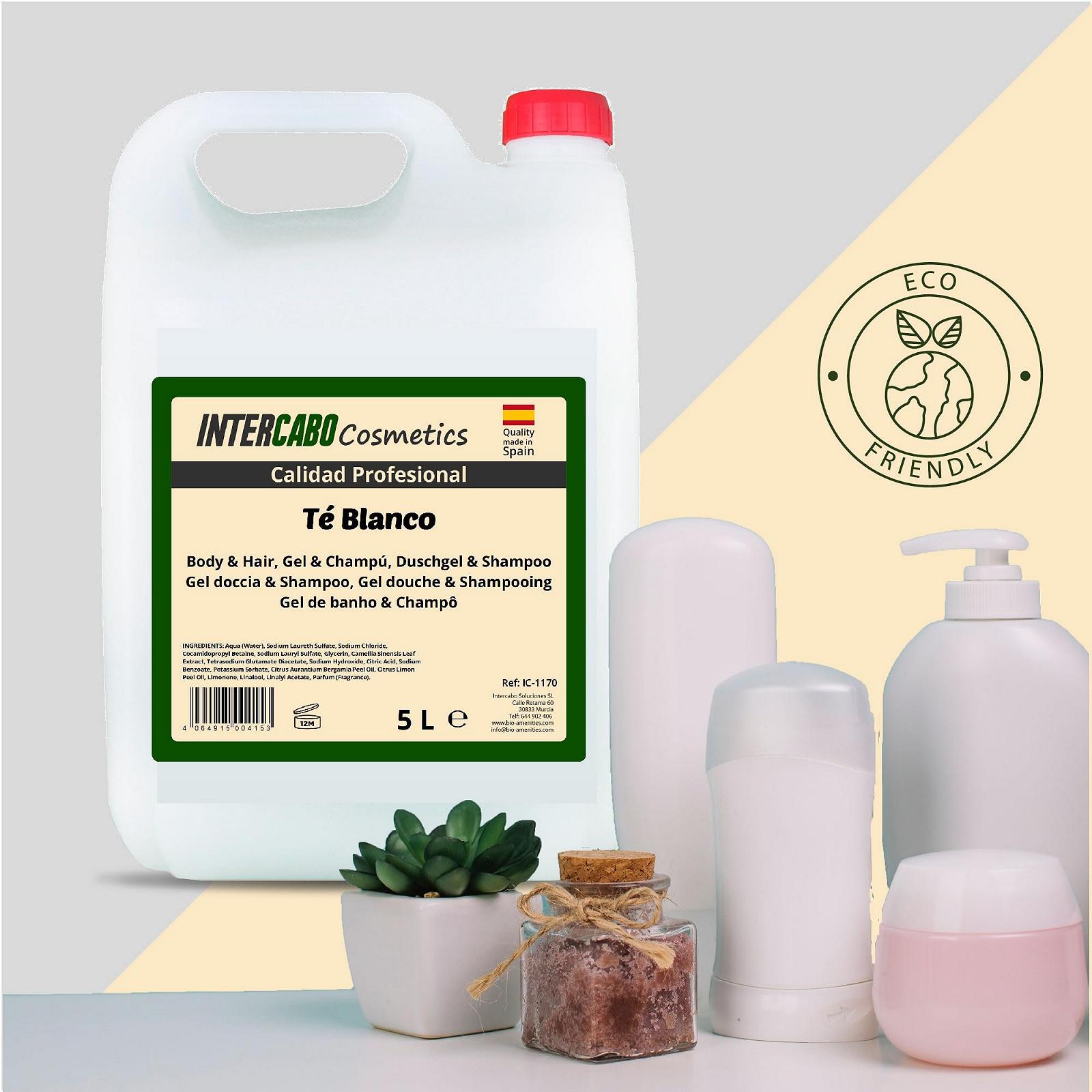 Гель для душу та шампунь 2-in-1 Cosmétics White Tea 5 л, фото №3