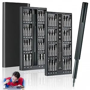 Електрична прецизійна викрутка 63-в-1 для електроніки та ноутбуків - Фото 1