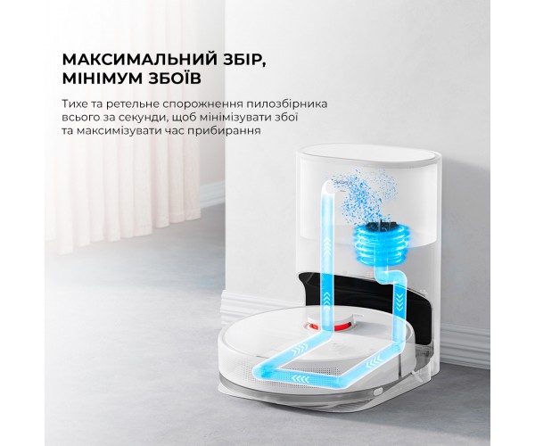 Робот-пилосос з вологим прибиранням Dreame D10 Plus RLS3D, фото №3
