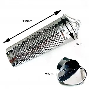 Терка Faderr Kitchen для імбиру, часнику, мускатного горіха з контейнером для цитрусових synthetic.ua - Фото 1