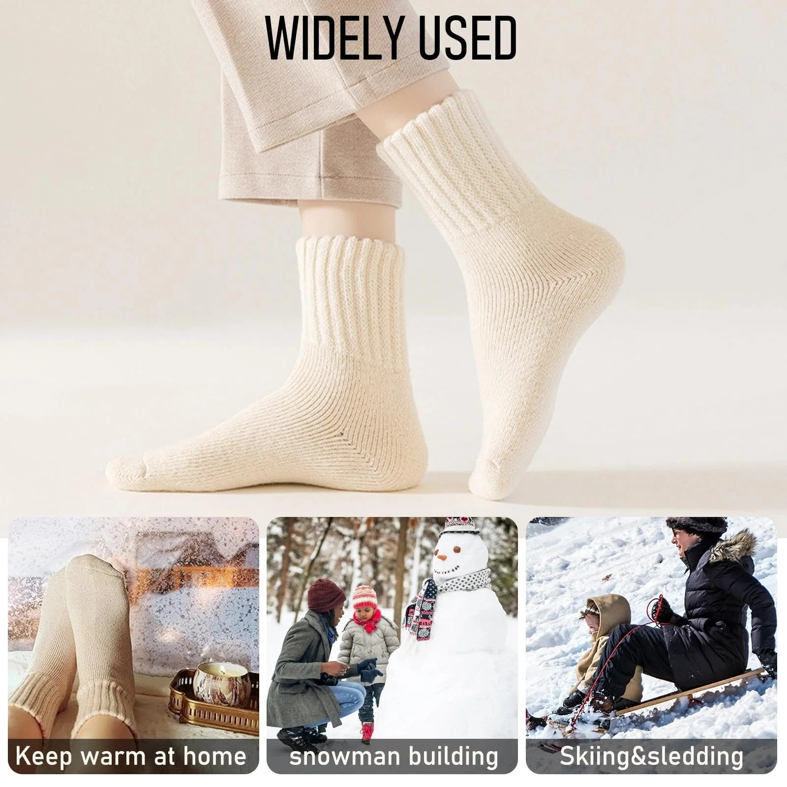 Термошкарпетки Жіночі (3 пари) Вовняні, фото №7