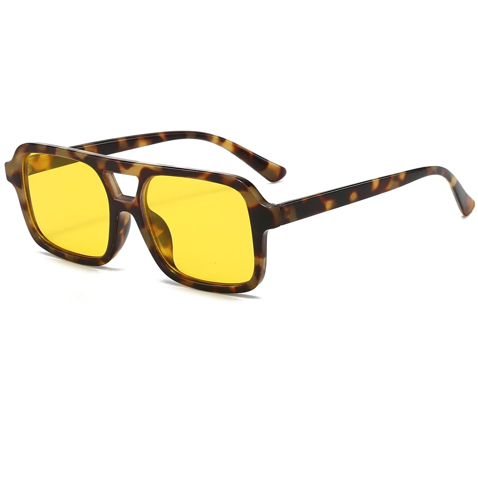 Сонцезахисні окуляри Квадратні Laurinny Ретро 70-х Вінтаж Класичні з подвійним містком, фото №1