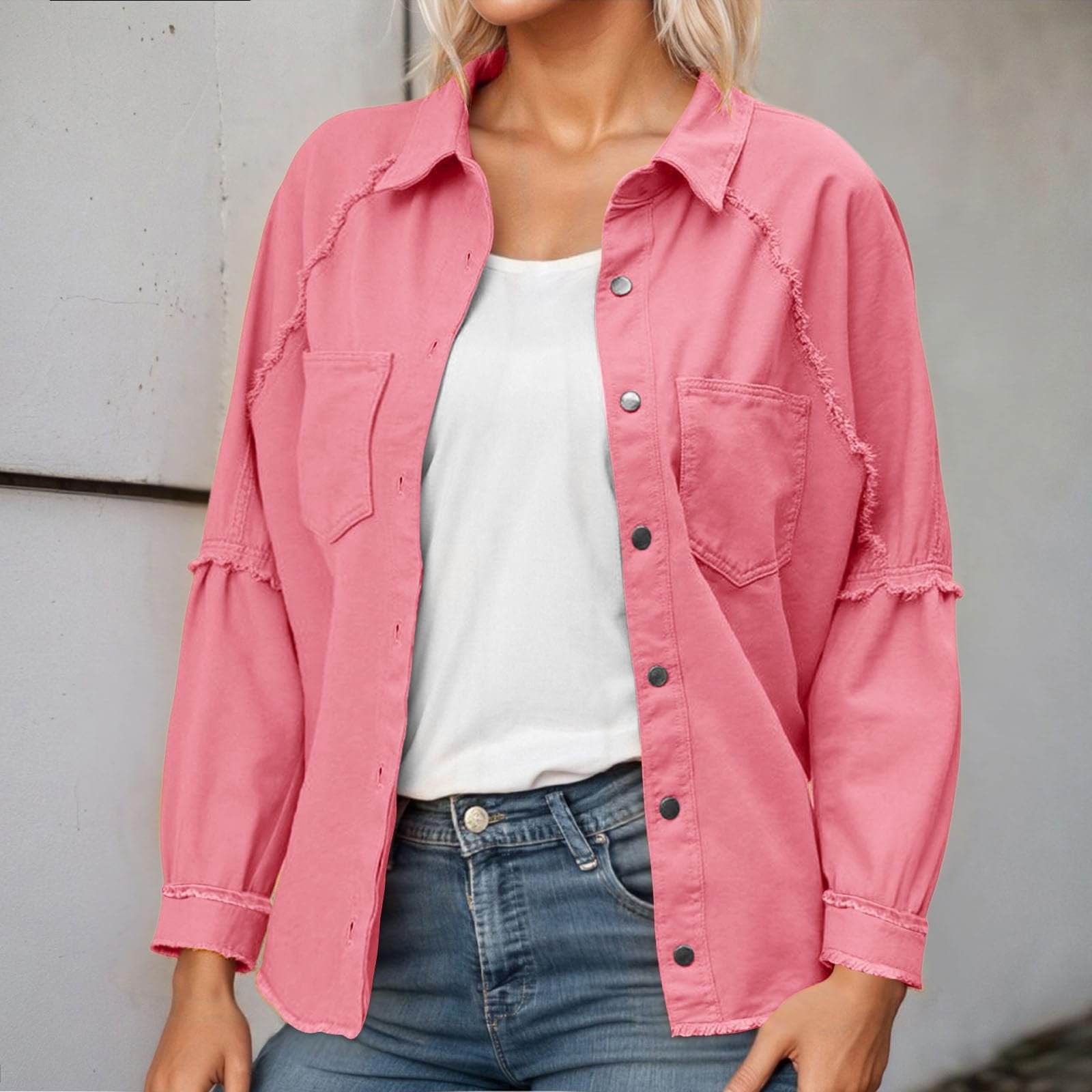 Джинсовая куртка Vhersily Oversized Женская Черный, фото №2