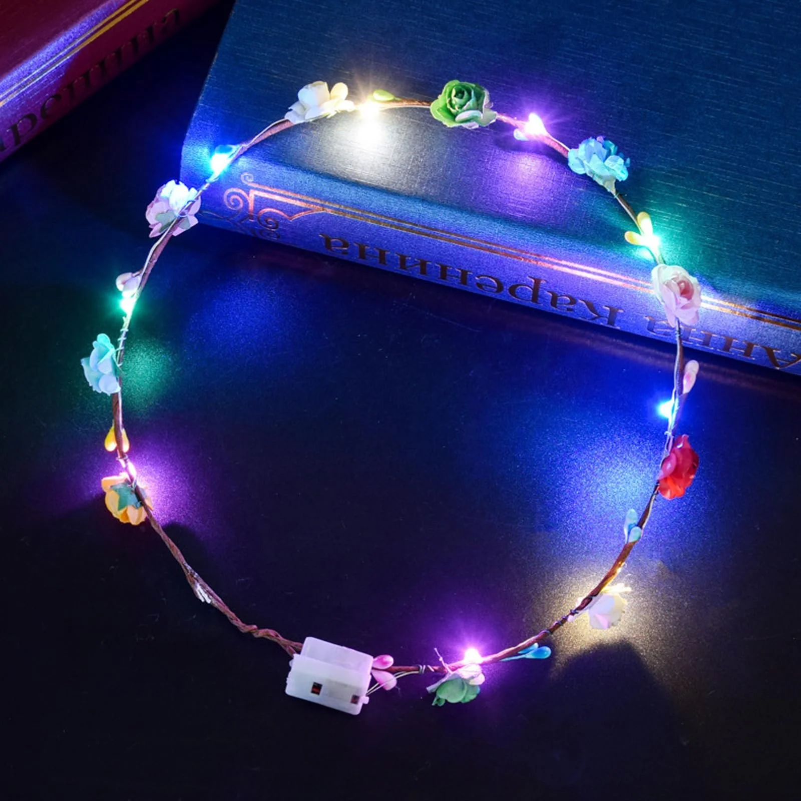 Обруч Цветок LED, 20 штук, Разноцветный, фото №6