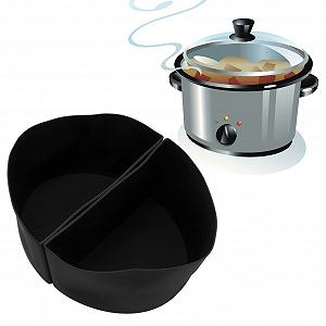 Вставки для мультиварки 6QT Силиконовые Черные synthetic.ua - Фото 1