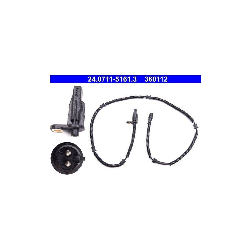 Датчик скорости вращения колеса ATE 24.0711-5161.3 для RENAULT задний мост, фото №1 Датчик скорости вращения колеса ATE 24.0711-5161.3 для RENAULT задний мост, фото №1