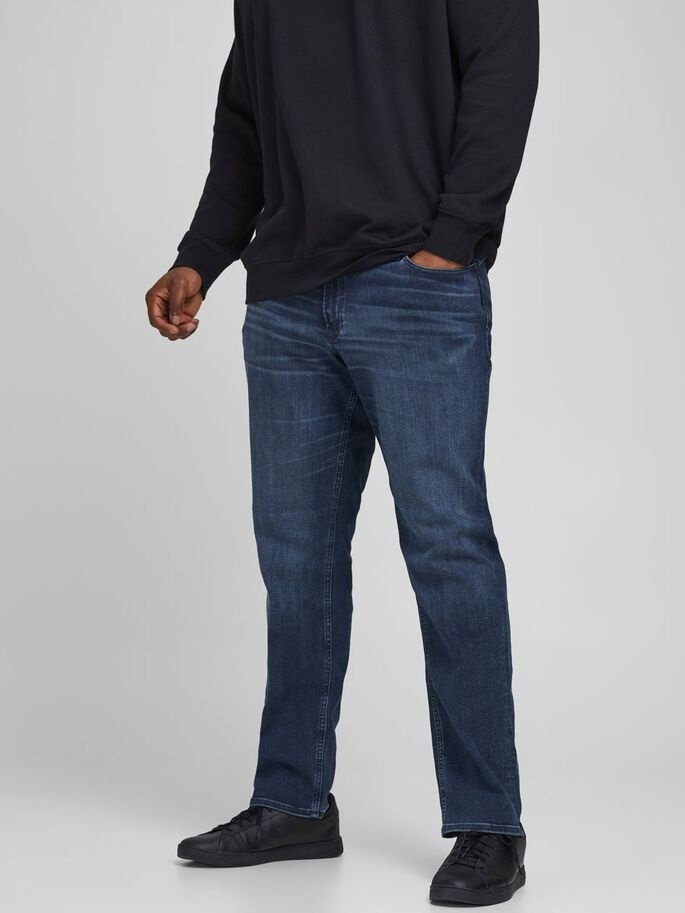 Джинсы Jack&Jones JJIGLENN JJORIGINAL AM 812 NOOS PLS 12188522 Темно-синий 3XL, фото №1