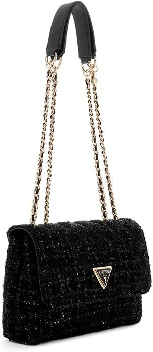 Жіноча сумка через плече Guess Giully Чорний, фото №1