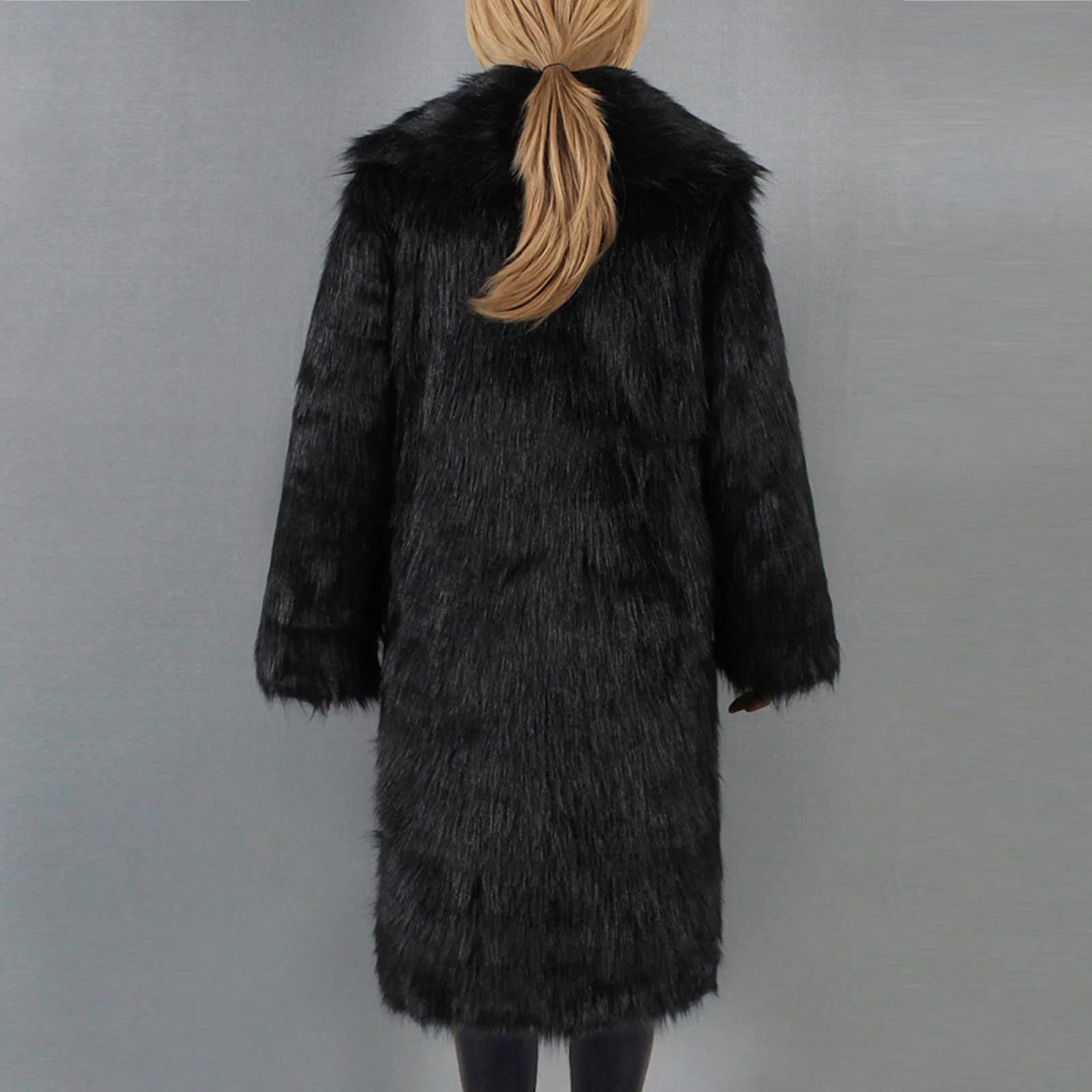 Длинная меховая шуба L9WEI, фото №3 Длинная меховая шуба L9WEI, фото №3