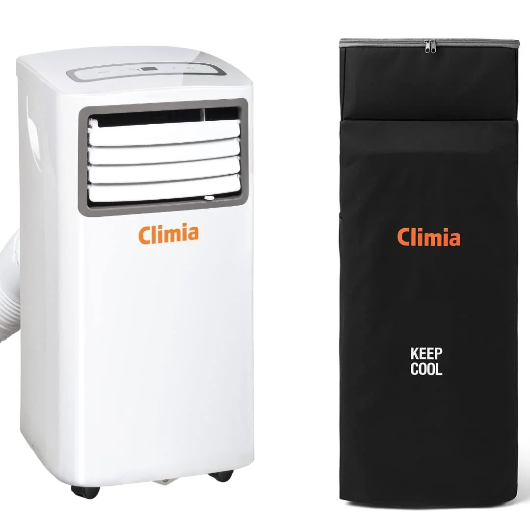 Мобильный кондиционер Climia CMK 2600 3-в-1 Вентилятор Осушитель Экологичный хладагент Защитный чехол, фото №1