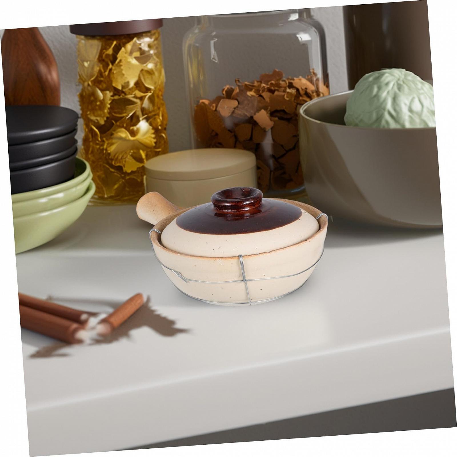 Горщик керамічний Garneck традиційний з однією ручкою, фото №4