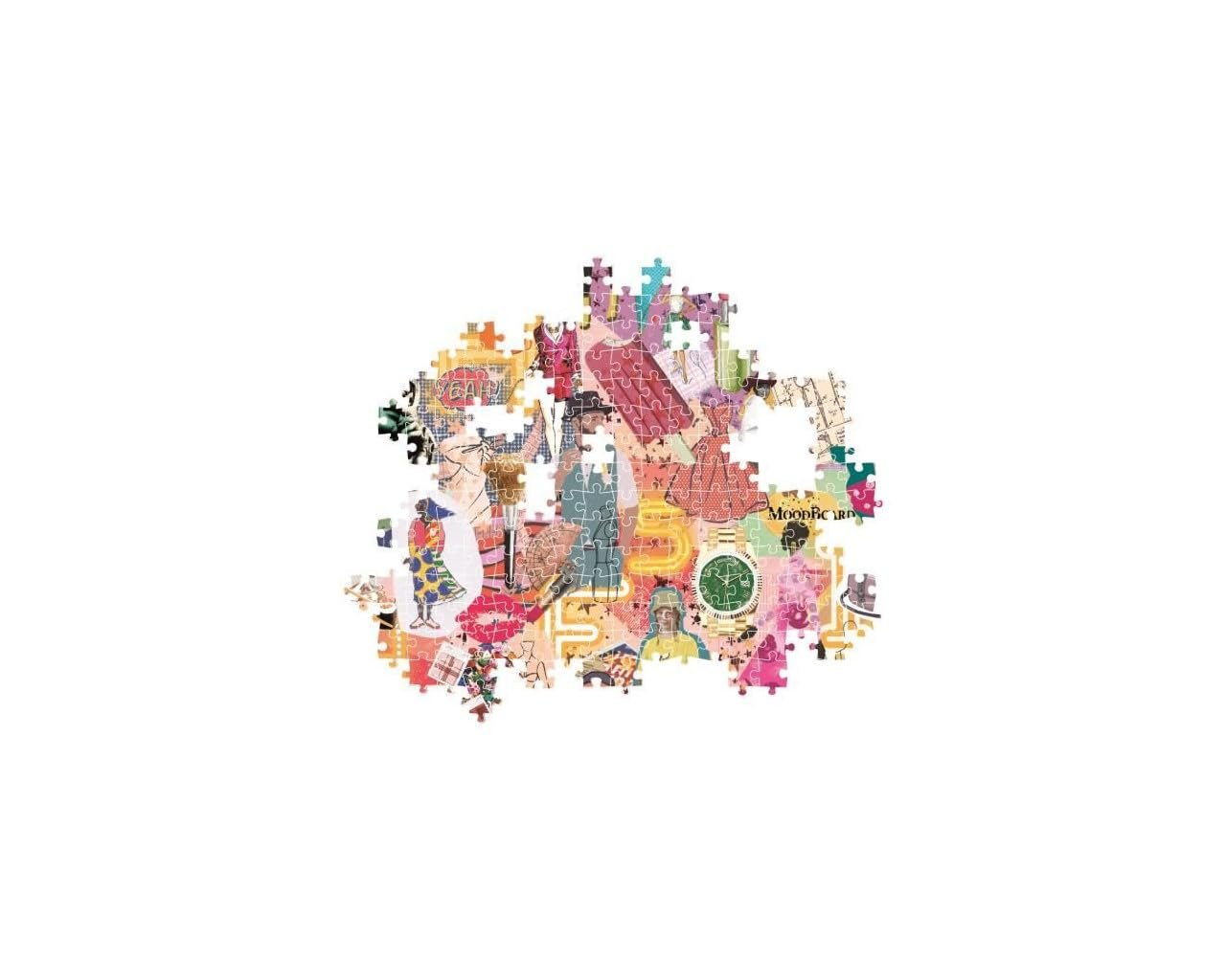 Пазл Clementoni More is More Fashion & Design 1000 деталей Compact Box, фото №3