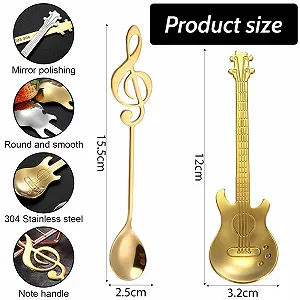 Ложка чайна CATOR Гітара, набір 6 шт, нержавіюча сталь synthetic.ua - Фото 1