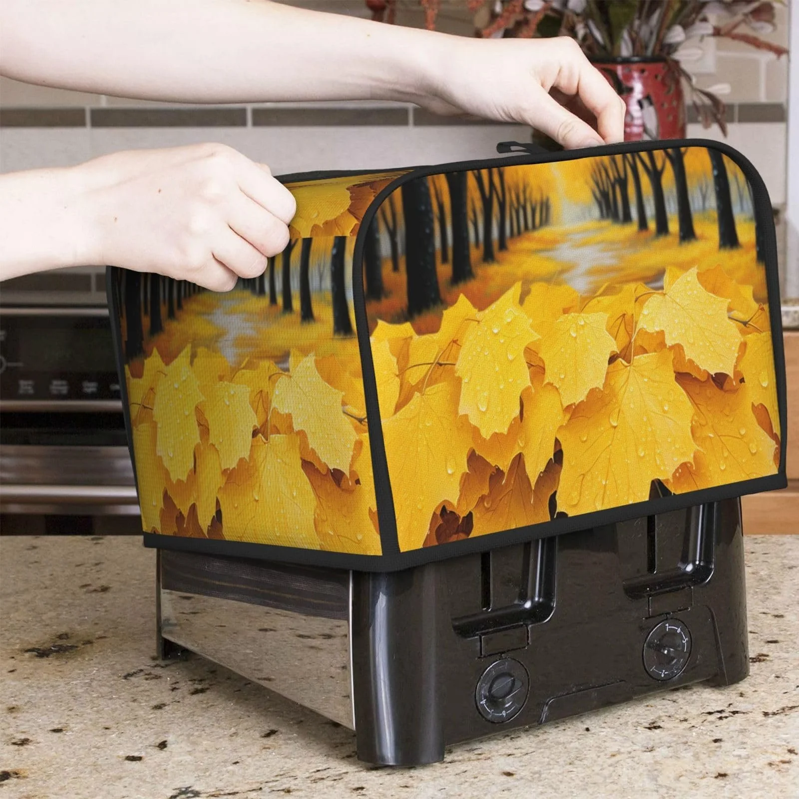 Чехол для 4-ломтикового тостера с двумя карманами, фото №5 Чехол для 4-ломтикового тостера с двумя карманами, фото №5