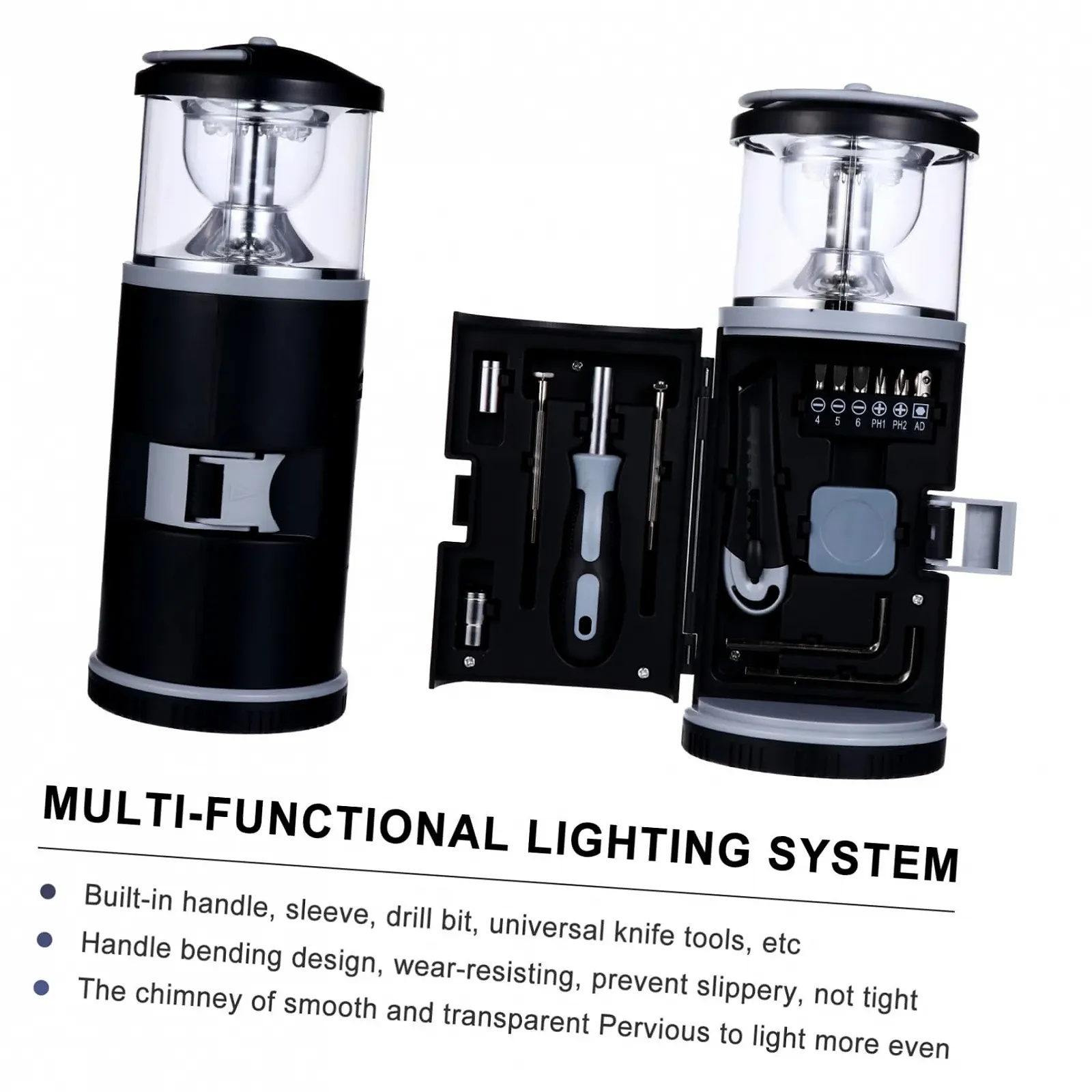 Ліхтар Toddmomy Campfire Портативний Мульти-викрутка Багатоцільовий Ручний Аварійний Кемпінговий Багатофункціональний Вуглецева сталь, фото №5