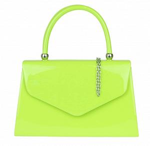 Клатч Girly Handbags лакированный, женский, маленький жесткий - Фото 1