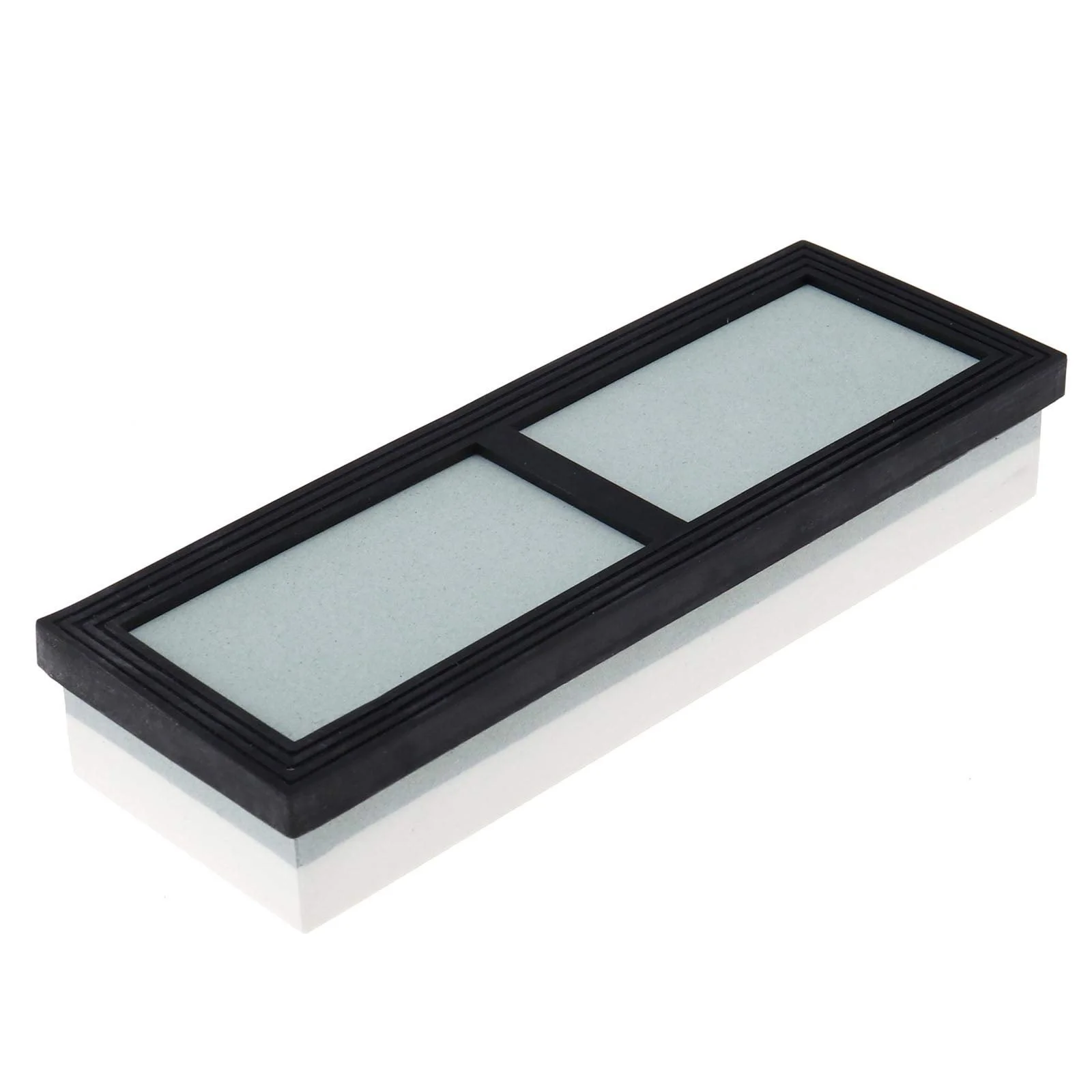 Точильный камень водный 1000/4000 грит белый корунд с нескользящей подставкой, фото №5