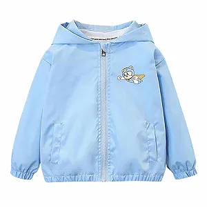 Куртка для весняної погоди для дітей, вітрозахисна, водонепроникна - Фото 1