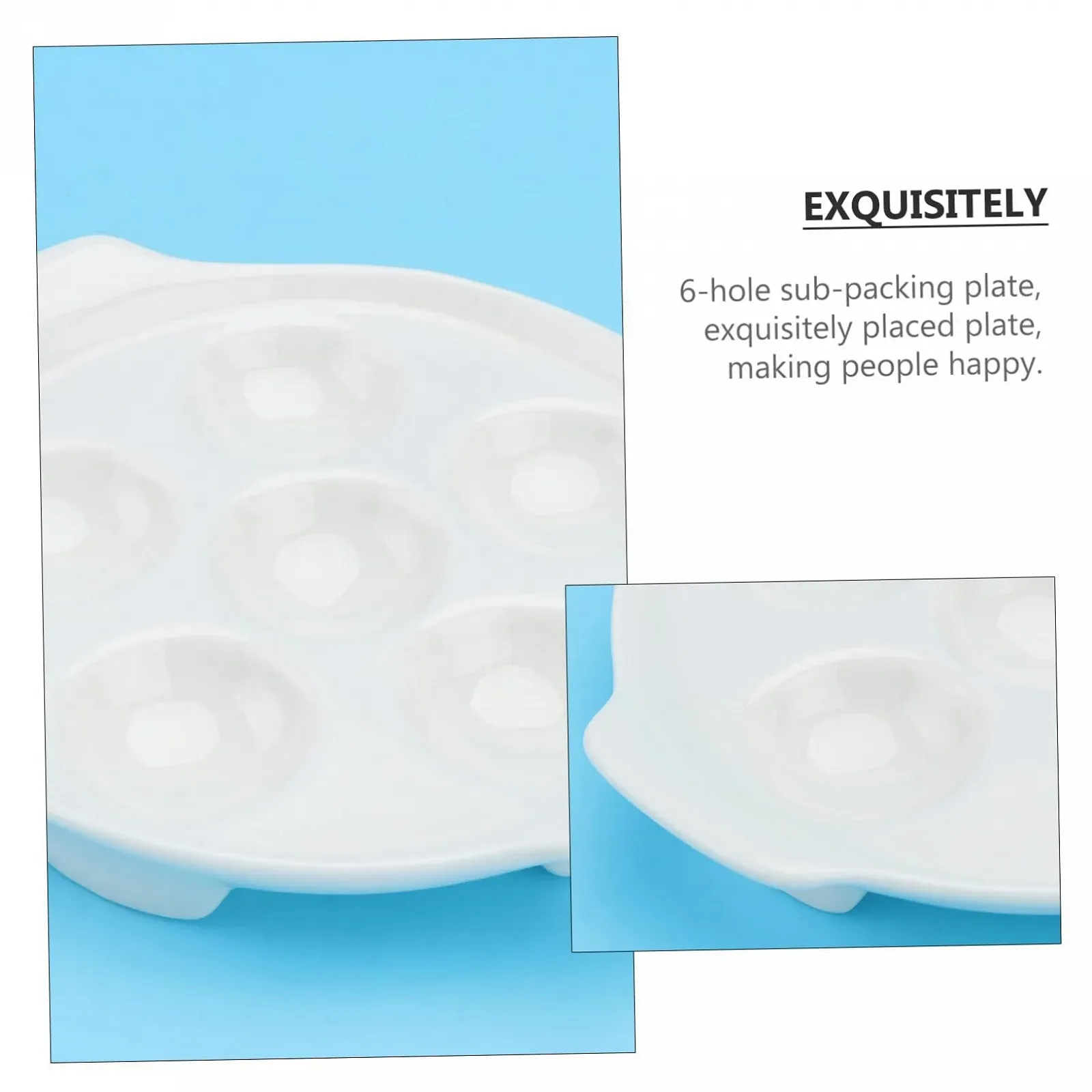 Форма для запекания улиток Керамическая Рифленая Жаропрочная Белая, фото №3