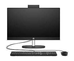 Моноблок 23.8" HP 24-cr0003ua AiO Ryzen 5 7520U/16Gb/SSD512Gb/Cam/KBD/WiFi/DOS/Jet Black - Фото 1