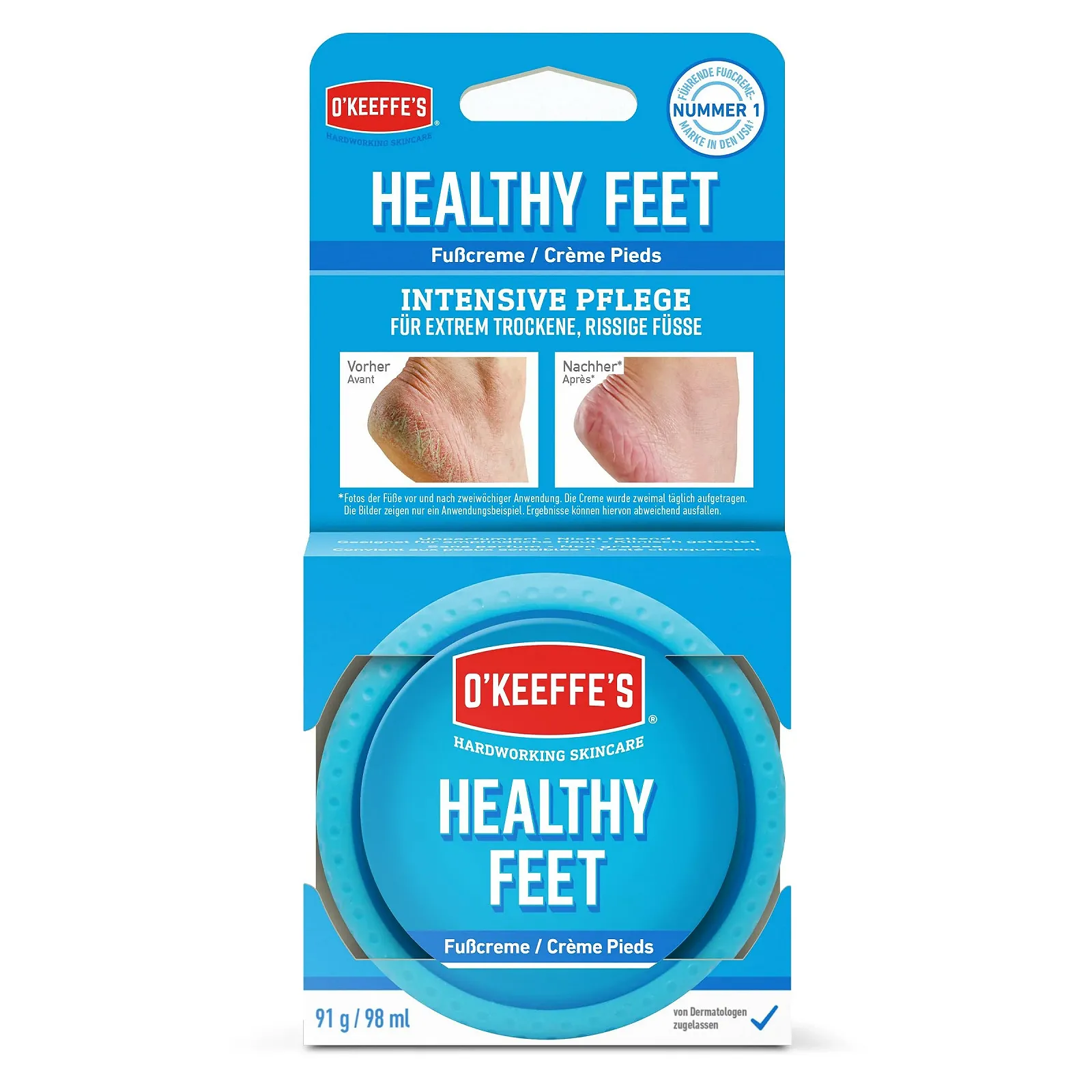 Крем для ног O'Keeffe's Healthy Feet 85 мл, фото №1
