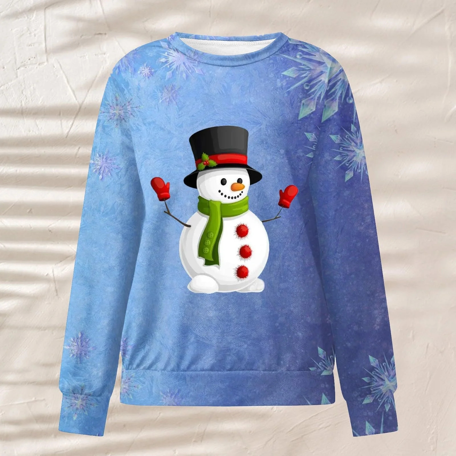 Женский Свитшот с круглым вырезом Длинный рукав, фото №3