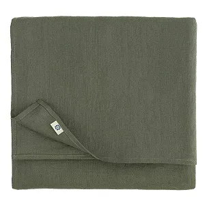 Скатертина Linen & Cotton Hygge 100% льон 80 x 80 см сіра - Фото 1