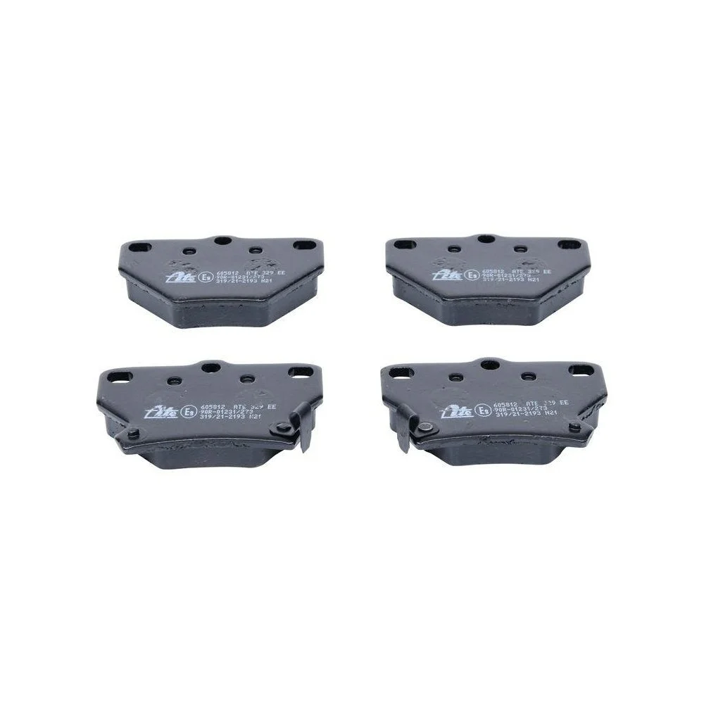 Комплект гальмівних колодок, дискове гальмо ATE 13.0460-5812.2 задня вісь, фото №1 Комплект гальмівних колодок, дискове гальмо ATE 13.0460-5812.2 задня вісь, фото №1