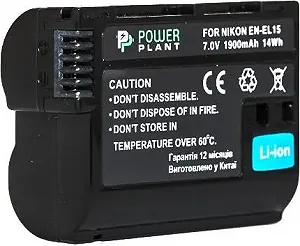 Аккумулятор PowerPlant Nikon EN-EL15 DV00DV1309 synthetic.ua - Фото 1