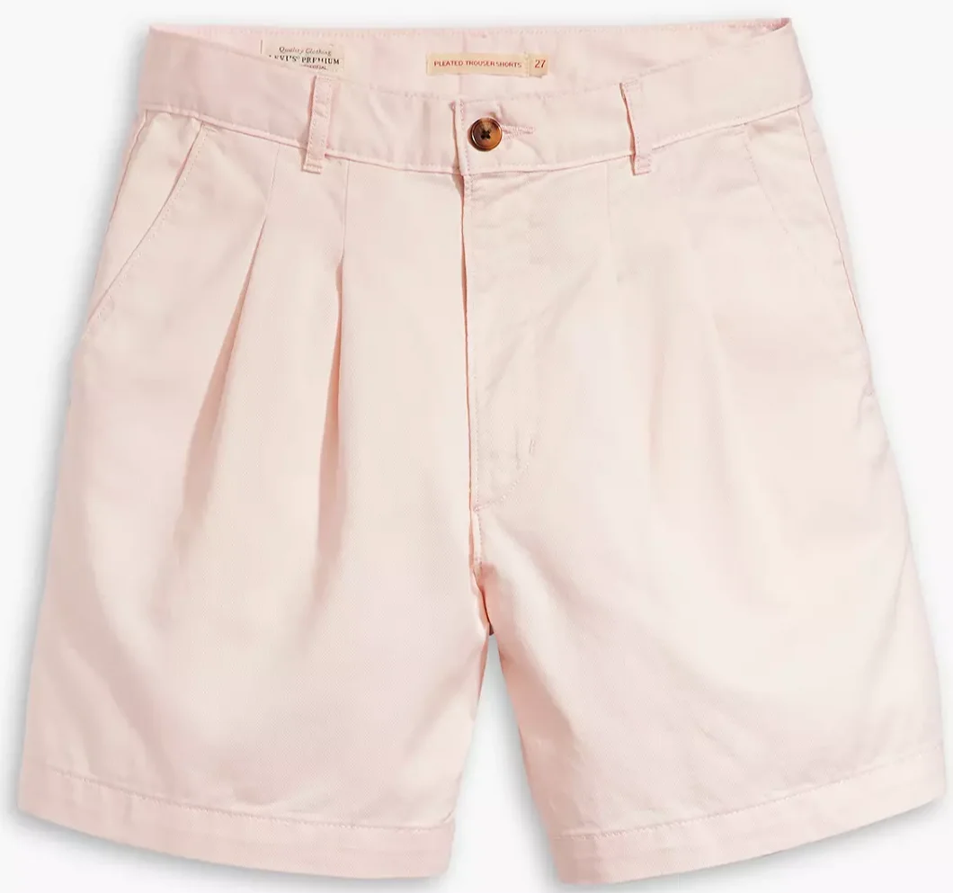 Женские шорты брючные Levis - Pleated Trouser Short Mauve Chalk - 23, фото №2
