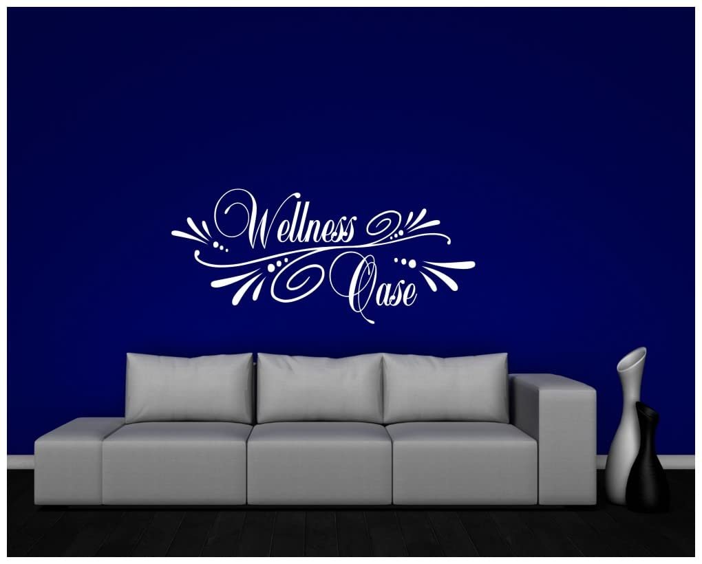 Наклейка на стіну Samunshi Wellness Oasis 90 x 39 см світло-блакитна, фото №2