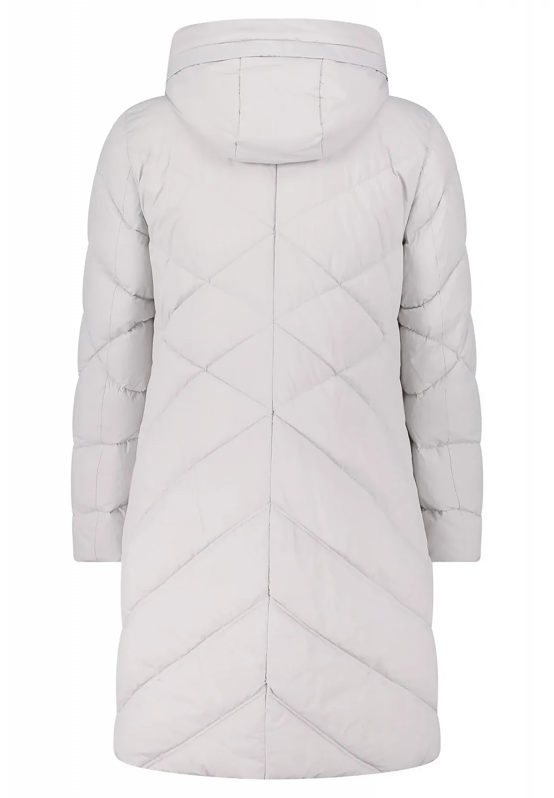 Жіноче стьобане пальто Amber & June з капюшоном, фото №2