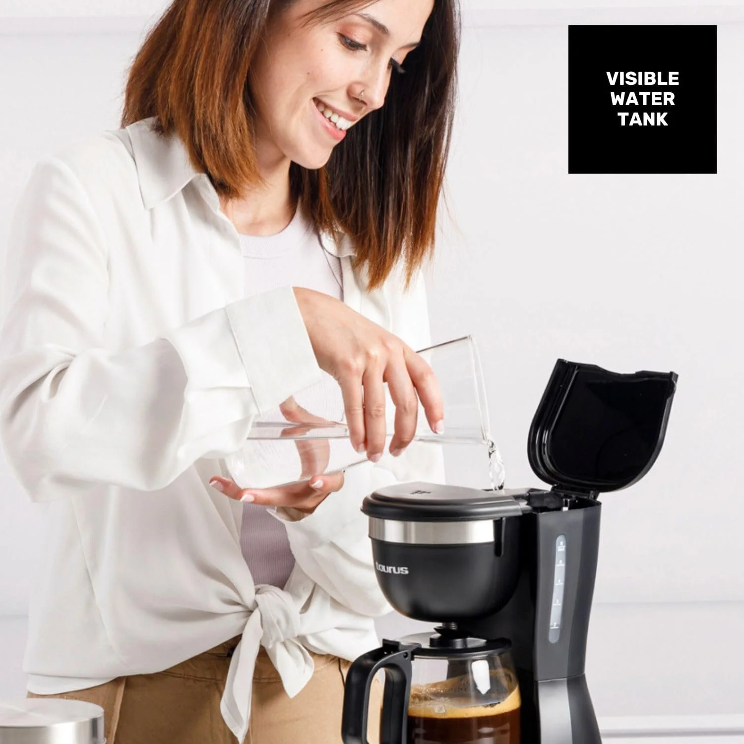 Кофеварка фильтровальная Taurus Verona 6 600 ml 600 W Матовый черный, фото №4