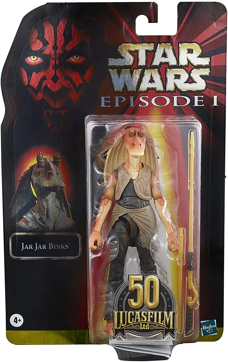 Фигурка Star Wars The Black Series Jar Jar Binks 50th Anniversary, фото №4