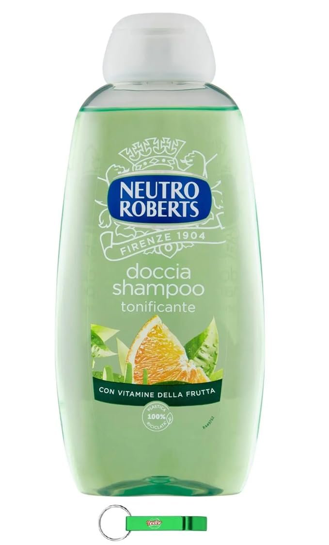 Шампунь-гель для душу Neutro Roberts Doccia Shampoo Tonificante з фруктовими вітамінами 24 х 250 мл, фото №1 Шампунь-гель для душу Neutro Roberts Doccia Shampoo Tonificante з фруктовими вітамінами 24 х 250 мл, фото №1